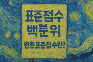 표준점수 백분위